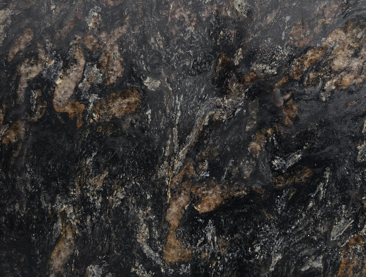 Brazil Black Platinum Granite Slab