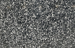 Black Inorganic Terrazzo with with White Particles