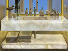 Crystal White Quartzite Slab