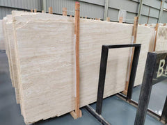 Italy Travertino Romano Bianco Travertine Slab