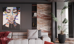 Italy Monica Red Marble Slab