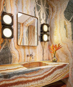Rainbow Onyx Marble Slab