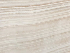 Straight White Wood Vein Onyx Marble Slab