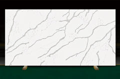 Artificial Calacatta White Quartz Stone Slab