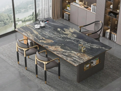 Black Magma Gold Granite Slab